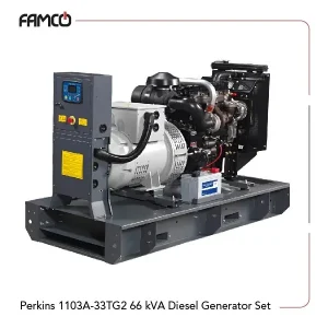 Perkins 1103A-33TG2 66 kVA Diesel Generator Set