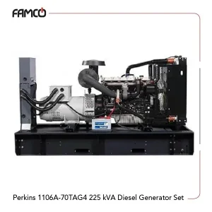 Perkins 1106A-70TAG4 225 kVA Diesel Generator Set