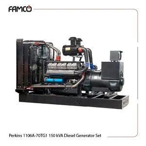 Perkins 1106A-70TG1 150 kVA Diesel Generator Set