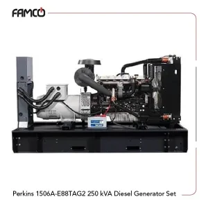 Perkins 1506A­-E88TAG2 250 kVA Diesel Generator Set