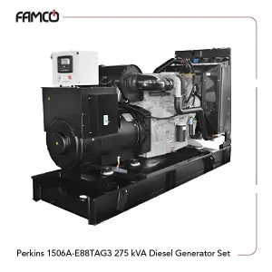 Perkins 1506A­-E88TAG3 275 kVA Diesel Generator Set