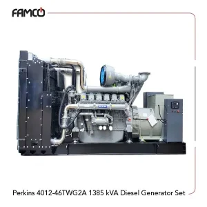 Perkins 4012-46TWG2A 1385 kVA Diesel Generator Set