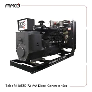 Telec R4105ZD 72 kVA Diesel Generator Set