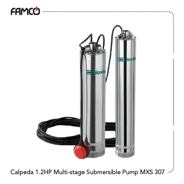 Calpeda 1.2HP Multi-stage Submersible Pump MXS 307