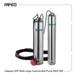Calpeda 2HP Multi-stage Submersible Pump MXS 508