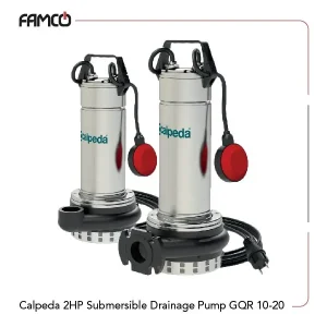 Calpeda 2HP Submersible Drainage Pump GQR 10-20