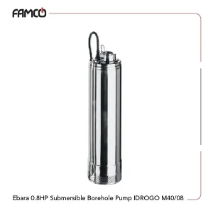 Ebara 0.8HP Submersible Borehole Pump IDROGO M40/08
