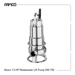 Ebara 1.5 HP Wastewater Lift Pump DW 150