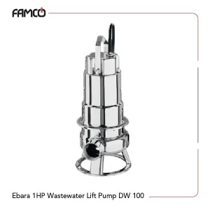Ebara 1HP Wastewater Lift Pump DW 100
