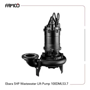 Ebara 5HP Wastewater Lift Pump 100DML53.7