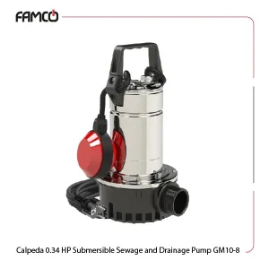 Calpeda 0.34 HP Submersible Sewage and Drainage Pump GM10-8