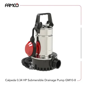 Calpeda 0.34 HP Submersible Drainage Pump GM10-8