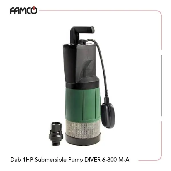 Dab 1HP Submersible Pump DIVER 6-800 M-A