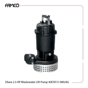 Ebara 2.5 HP Wastewater Lift Pump 40DSF51.9M2AG