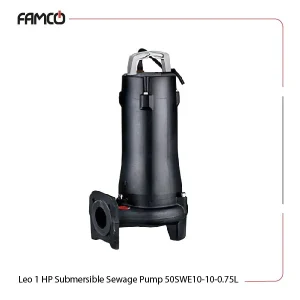 Leo 1 HP Submersible Sewage Pump 50SWE10-10-0.75L