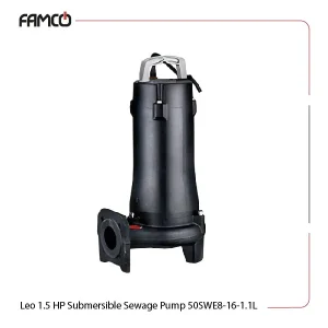 Leo 1.5 HP Submersible Sewage Pump 50SWE8-16-1.1L