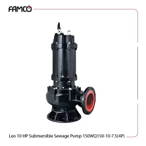 Leo 10 HP Submersible Sewage Pump 150WQ150-10-7.5(4P)