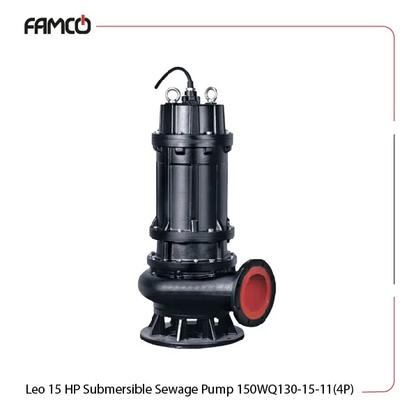 Leo 15 HP Submersible Sewage Pump 150WQ130-15-11(4P)