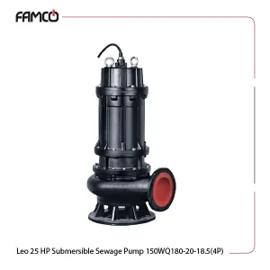 Leo 25 HP Submersible Sewage Pump 150WQ180-20-18.5(4P)