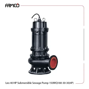 Leo 40 HP Submersible Sewage Pump 150WQ180-30-30(4P)