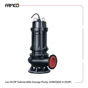Leo 40 HP Submersible Sewage Pump 250WQ600-9-30(4P)