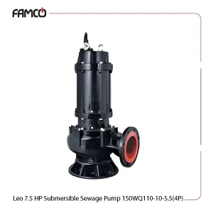 Leo 7.5 HP Submersible Sewage Pump 150WQ110-10-5.5(4P)