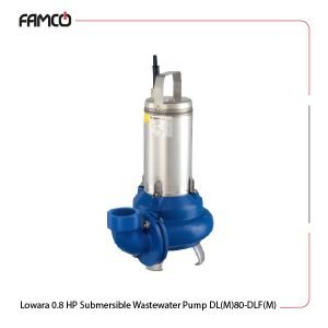Lowara 0.8 HP Submersible Wastewater Pump DL(M)90-DLF(M)