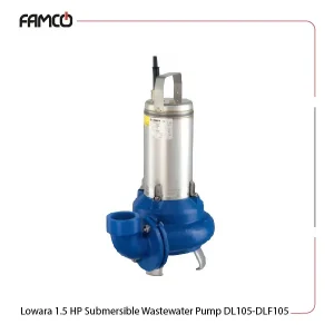 Lowara 1.5 HP Submersible Wastewater Pump DL105-DLF105
