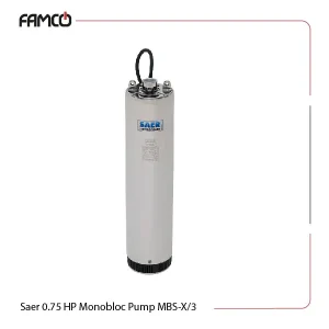 Saer 0.75 HP Monobloc Pump MBS-X/3