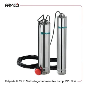 Calpeda 0.75HP Multi-stage Submersible Pump MPS 304