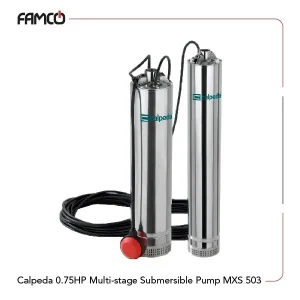 Calpeda 0.75HP Multi-stage Submersible Pump MXS 503