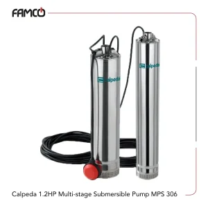 Calpeda 1.2HP Multi-stage Submersible Pump MPS 306