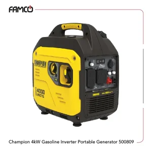 Champion 4kW Gasoline Inverter Portable Generator 500809