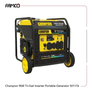 Champion 9kW Tri-fuel Inverter Portable Generator 501176