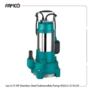Leo 0.75 HP Stainless Steel Submersible Pump XQS4.5-27/0.55I