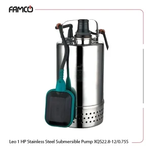 Leo 1 HP Stainless Steel Submersible Pump XQS22.8-12/0.75S