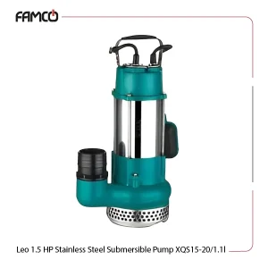 Leo 1.5 HP Stainless Steel Submersible Pump XQS15-20/1.1l