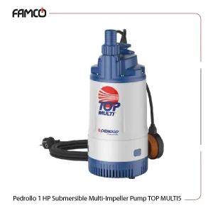 Pedrollo 1 HP Submersible Multi-Impeller Pump TOP MULTI5
