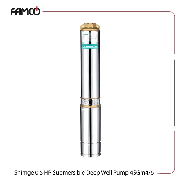Shimge 0.5 HP Submersible Deep Well Pump 4SGm4/6