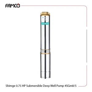 Shimge 0.75 HP Submersible Deep Well Pump 4SGm8/5