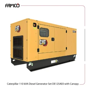 Caterpillar 110 kVA Diesel Generator Set DE125AE0