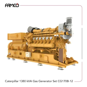 Caterpillar 1380 kVA Gas Generator Set CG170B-12