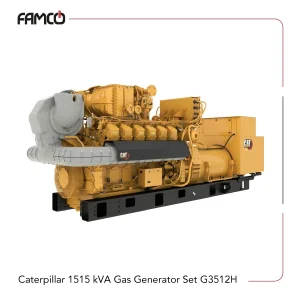 Caterpillar 1515 kVA Gas Generator Set G3512H