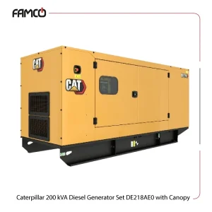 Caterpillar 200 kVA Diesel Generator Set DE218AE0