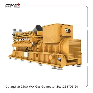 Caterpillar 2300 kVA Gas Generator Set CG170B-20