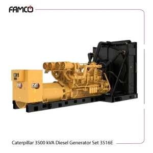Caterpillar 3500 kVA Diesel Generator Set 3516E