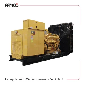 Caterpillar 625 kVA Gas Generator Set G3412