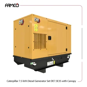 Caterpillar 7.5 kVA Diesel Generator Set DE7.5E3S