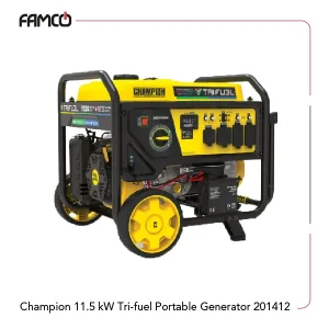 Champion 11.5 kW Tri-fuel Portable Generator 201412
