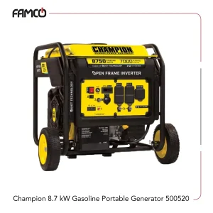 Champion 8.7 kW Gasoline Portable Generator 500520